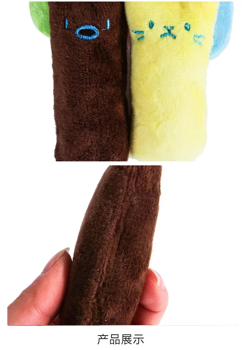 Teeth Grinding Catnip Toys Funny Interactive Plush Cat Toy Pet Kitten Chewing Vocal Toy Claws Thumb Bite Cat mint For Cats WoodchuckTech