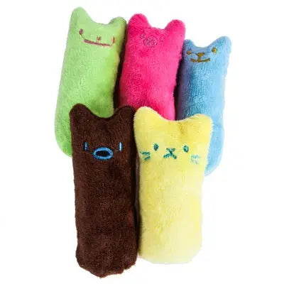 Teeth Grinding Catnip Toys Funny Interactive Plush Cat Toy Pet Kitten Chewing Vocal Toy Claws Thumb Bite Cat mint For Cats WoodchuckTech