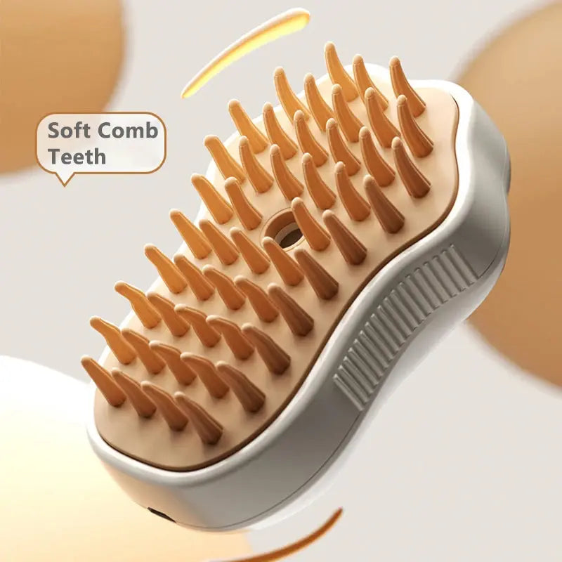 3 in 1 Steamy Pet Dog Brush Cat Steam Brush Electric Spray Cat Hair Brush Comb Massage Pet Grooming Tool Loose Hair Supplies WoodchuckTech