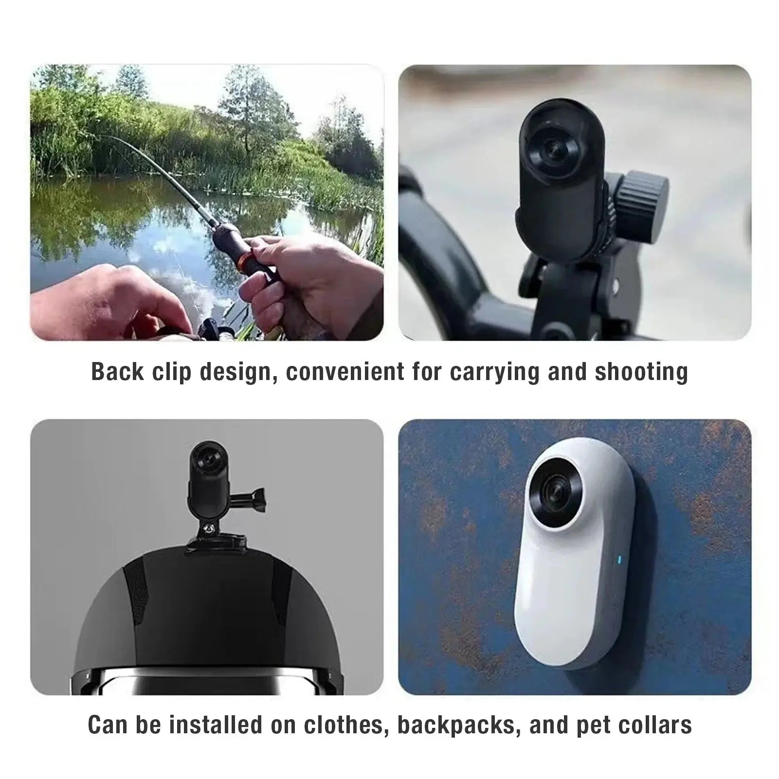 Pet Collar Camera Pet Collar Camera 120 Deg Lens OTG Connection Video Recording Adjustable Magnetic Cat Sport Camera for Outdoor WoodchuckTech