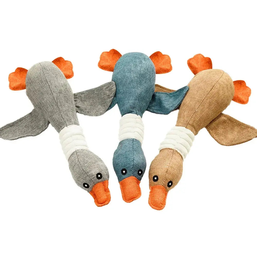Pet Toys Geese Sound Bite Resistant Teeth Grinding Teeth Cleaning Dog Cat Pet Supplies WoodchuckTech