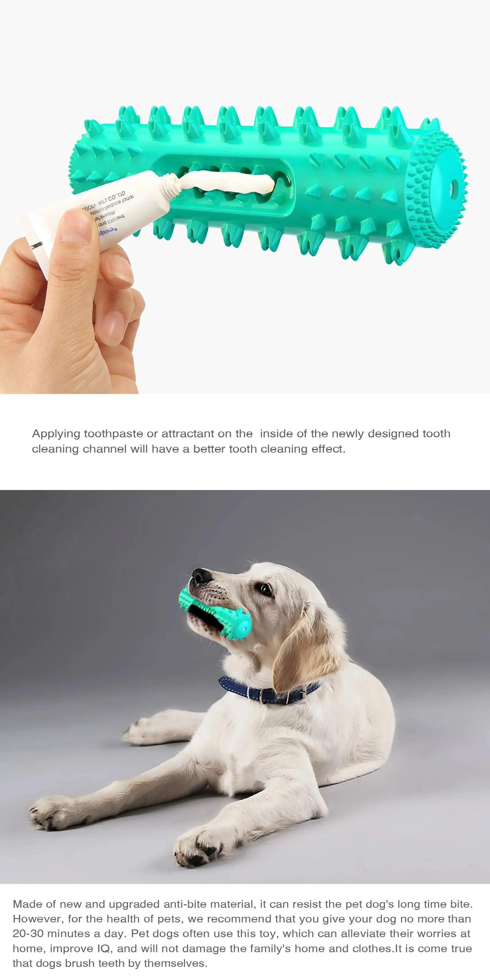 Squeaky Chew Water Floating Large Dog Toy Rubber Teeth Clean Interactive Training Toys Pet Labrador Golden Retriever Supplie WoodchuckTech