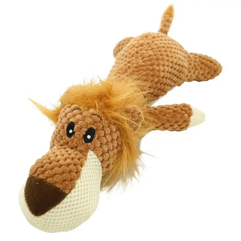 Pet Dog Toy For Large Dogs Cute Plush Squeak Stuffed Toys Fleece Durable Chewing Cute Soft Toy Pet Molar Toy Dog Accessories WoodchuckTech