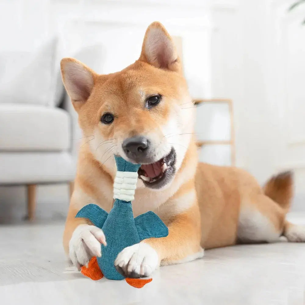 Pet Toys Geese Sound Bite Resistant Teeth Grinding Teeth Cleaning Dog Cat Pet Supplies WoodchuckTech