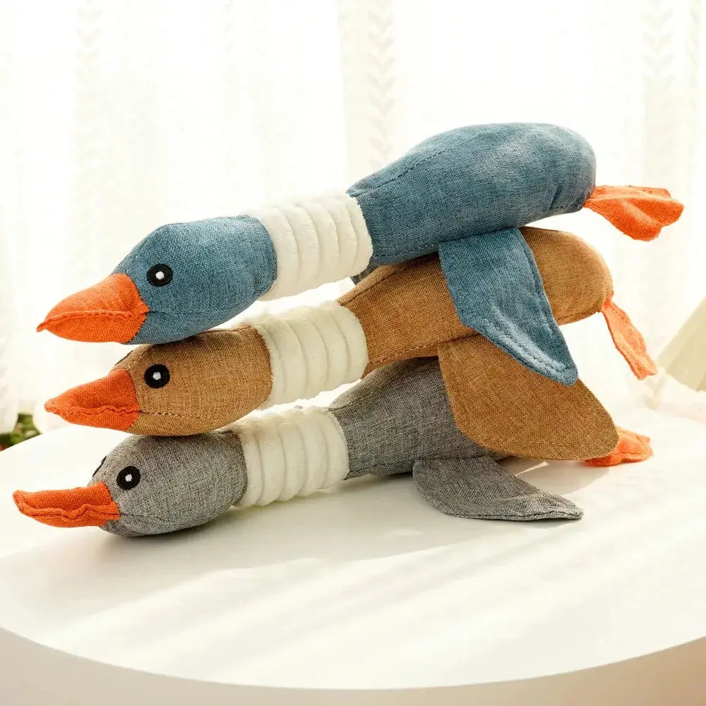 Pet Toys Geese Sound Bite Resistant Teeth Grinding Teeth Cleaning Dog Cat Pet Supplies WoodchuckTech