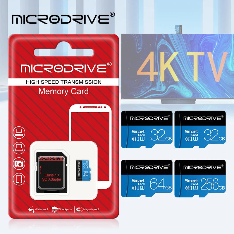 Class 10 Micro tf SD Card 256GB 128GB 64GB 32GB Micro TF Card 64 32 16gb cartão de memória Driving recorder Camera