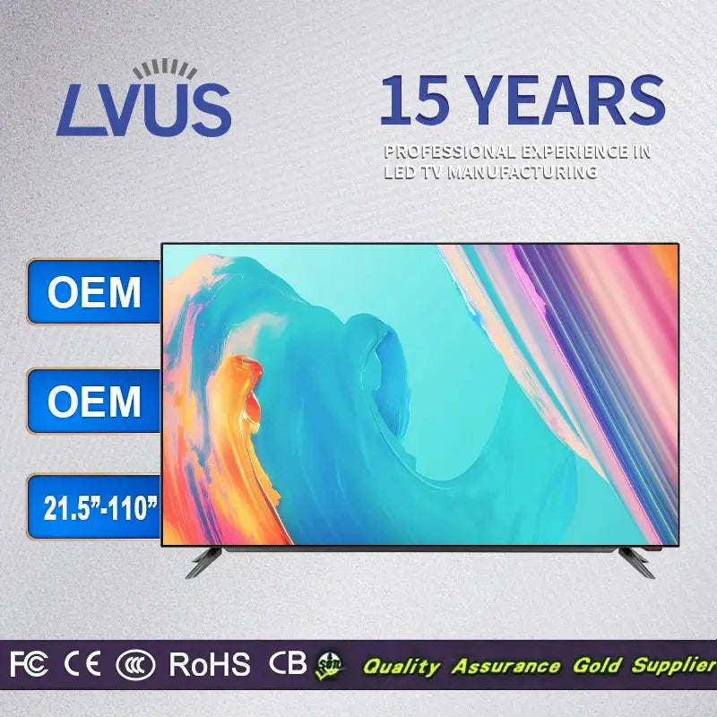 Accept custom 4K android flat screen led tv smart 32 42 46 50 inch smart tv screens televisions smart tvs My Store