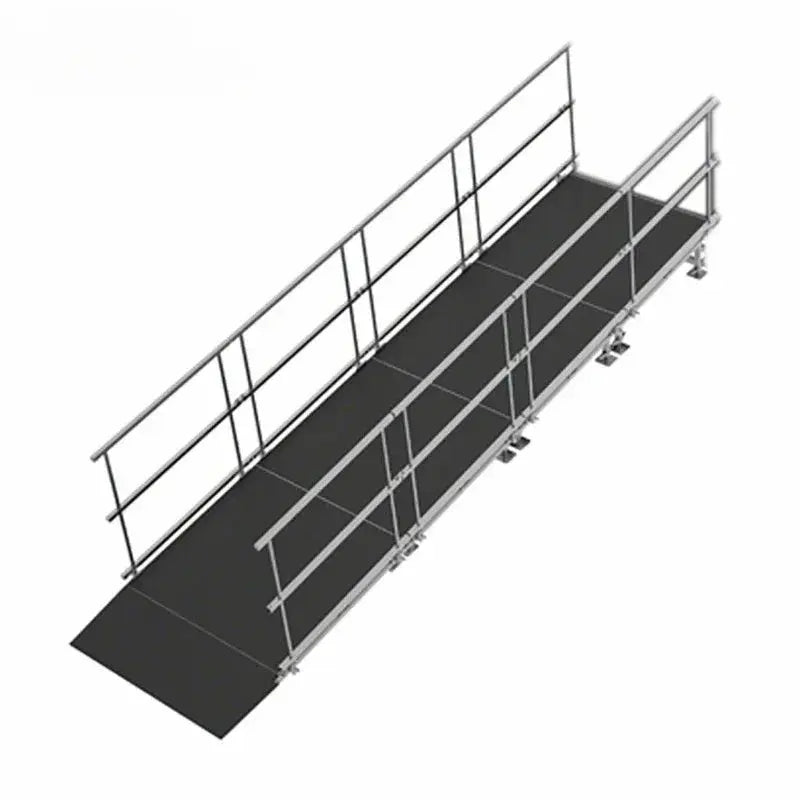 Interlock Outdoor Stage Ramp Design for Aluminum Portable Stages WoodchuckTech