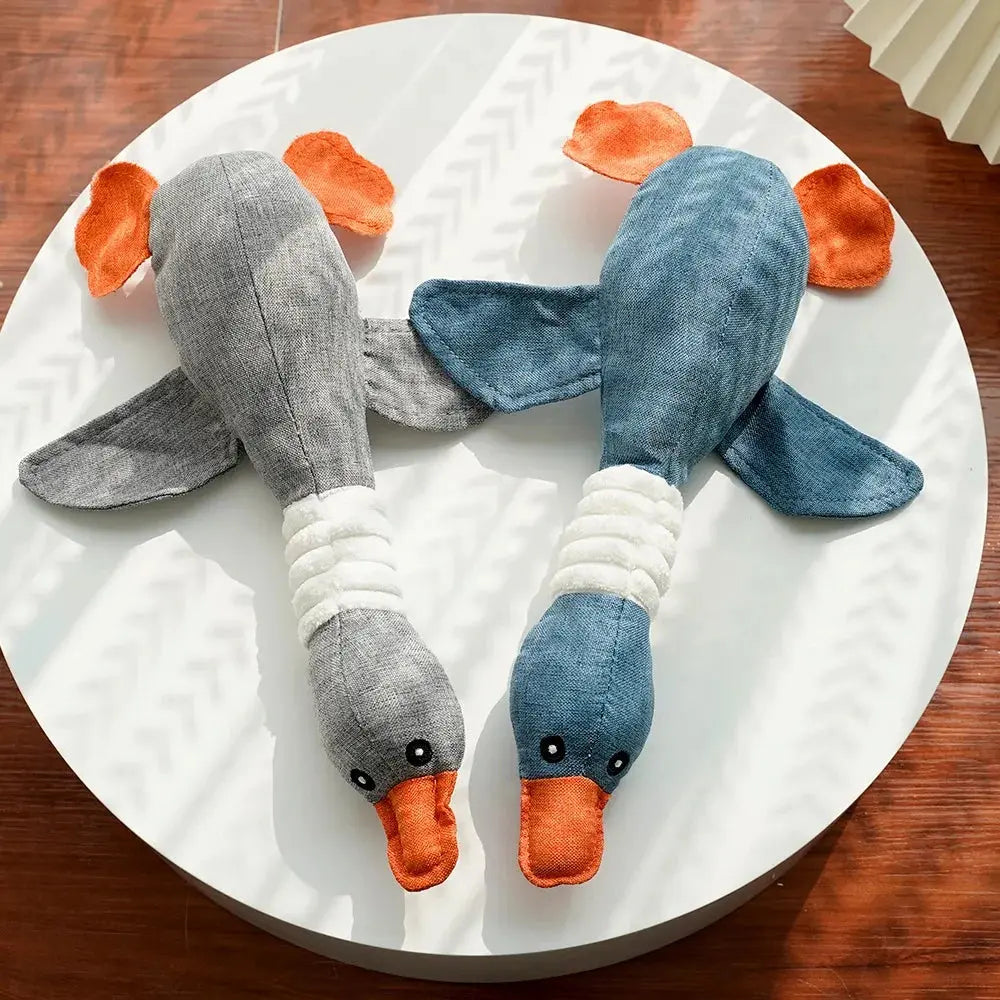Pet Toys Geese Sound Bite Resistant Teeth Grinding Teeth Cleaning Dog Cat Pet Supplies WoodchuckTech