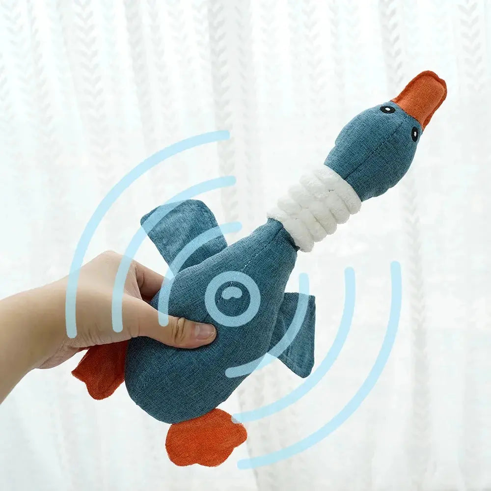 Pet Toys Geese Sound Bite Resistant Teeth Grinding Teeth Cleaning Dog Cat Pet Supplies WoodchuckTech