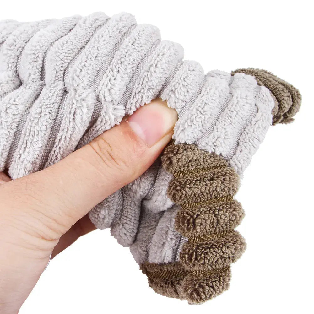 Interactive Squeaky Plush Toy For Dogs Soft Durable Chew-Resistant Puppy Stress Relief Toy Fun Noisy Plaything For Medium Breeds WoodchuckTech