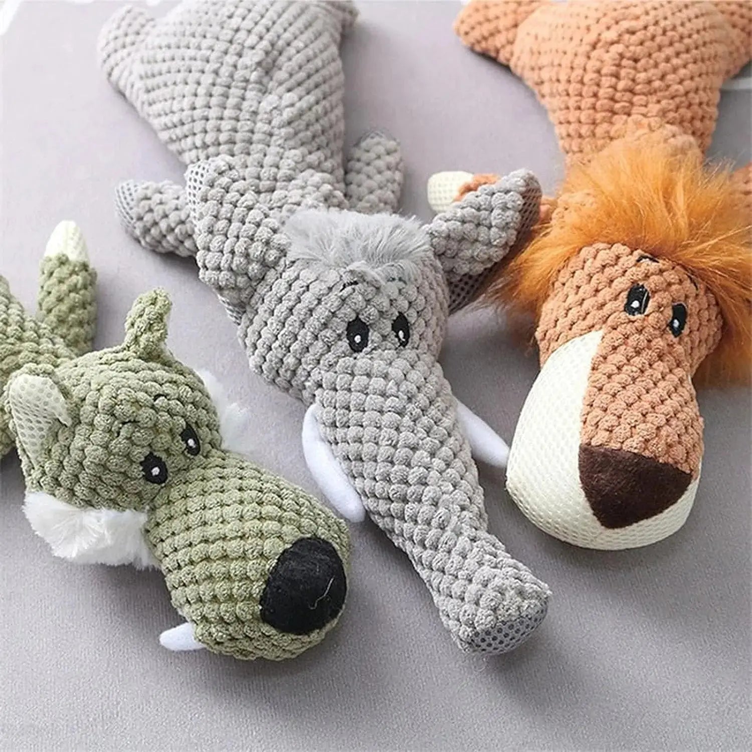 Pet Dog Toy For Large Dogs Cute Plush Squeak Stuffed Toys Fleece Durable Chewing Cute Soft Toy Pet Molar Toy Dog Accessories WoodchuckTech