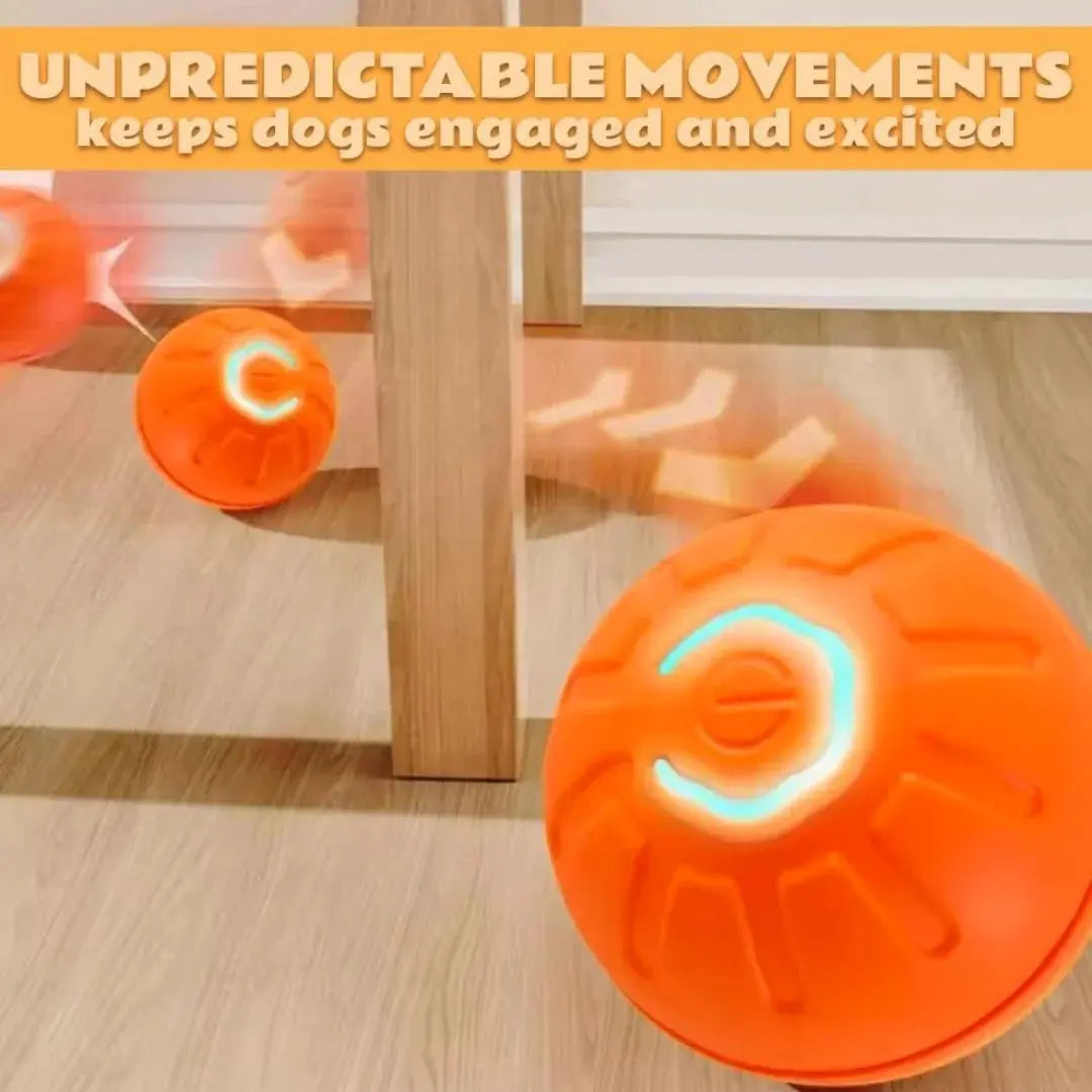 Pet toys Gravity Electric Amusement Pet Ball Smart Bouncing Ball For Dogs and Cats WoodchuckTech