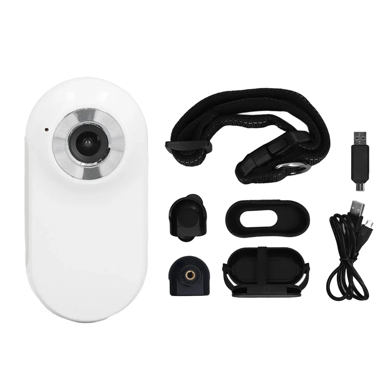 Pet Collar Camera Pet Collar Camera 120 Deg Lens OTG Connection Video Recording Adjustable Magnetic Cat Sport Camera for Outdoor WoodchuckTech