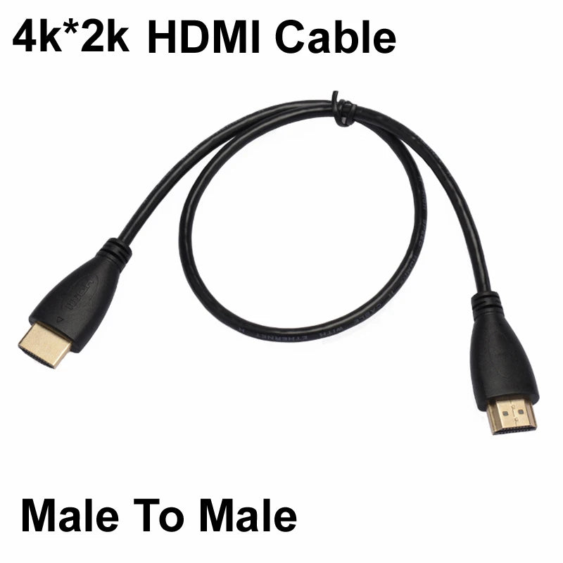 0.5M 1M 1.5M 2M 3M 5M 10M 15M Gold Plated HDMI Male Compliant Cable 1.4 1080p 4k*2k 3D video cables For HDTV Splitter Switcher