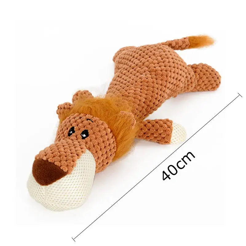 Pet Dog Toy For Large Dogs Cute Plush Squeak Stuffed Toys Fleece Durable Chewing Cute Soft Toy Pet Molar Toy Dog Accessories WoodchuckTech