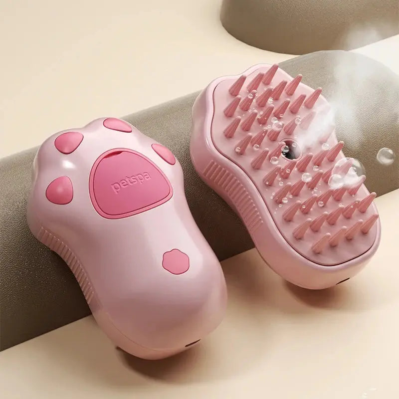 3 in 1 Steamy Pet Dog Brush Cat Steam Brush Electric Spray Cat Hair Brush Comb Massage Pet Grooming Tool Loose Hair Supplies WoodchuckTech